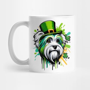 Dandie Dinmont Terrier's Saint Patrick's Day Celebration Mug